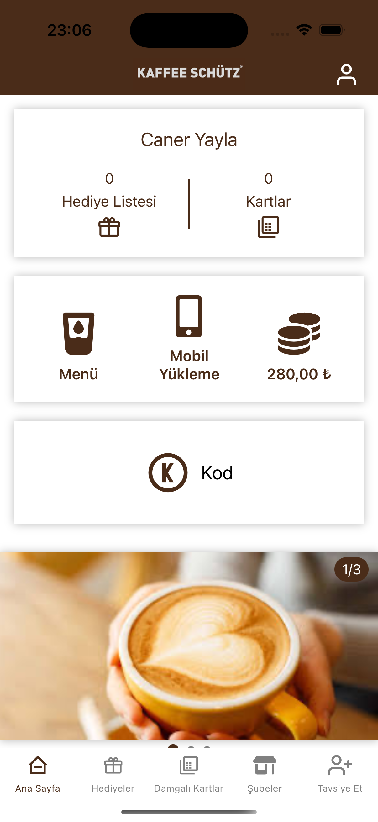 Kaffe Schütz - Müşteri